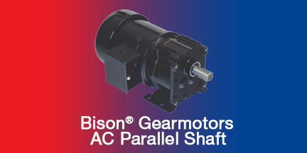 Bison AC Parallel Shaft Gearmotors