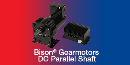Bison DC Parallel Shaft Gearmotors