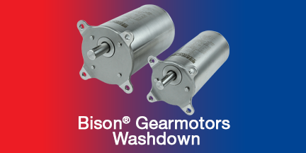 Bison Washdown Gearmotors